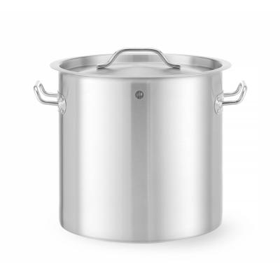 Vysoká nádoba na dušení - s víkem, HENDI, Budget Line, 17L, ⌀280x(H)280mm | 832882
